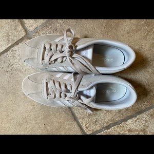Grey suede adidas dice 9.5